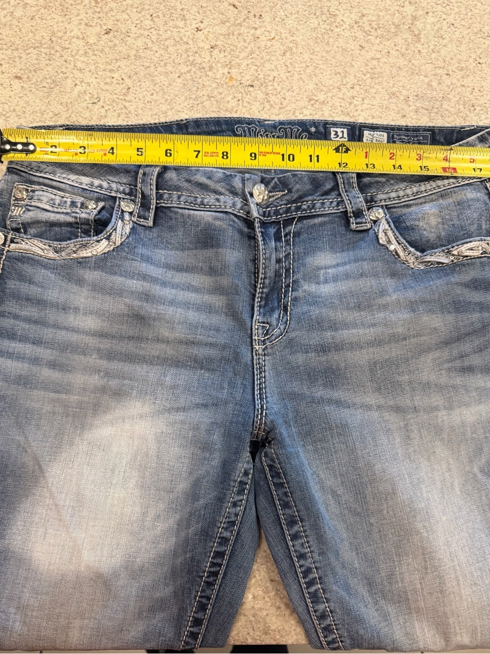 Miss Me Women's Light Blue Bootcut Jeans - Picture 11 of 13